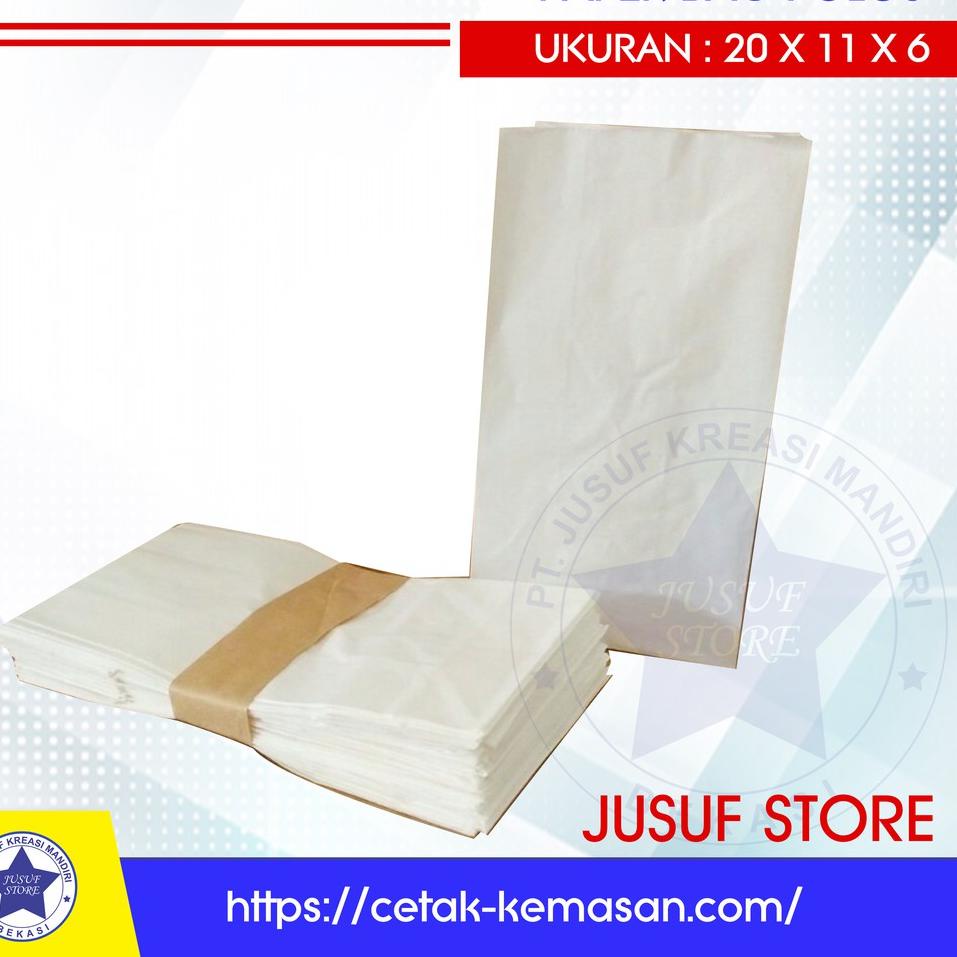 

Garansi Terbaru Paperbag polos foodgrade isi 250pcs/pack