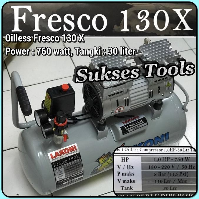 Lakoni Kompressor Oilless Fresco 130 X Kompressor Silent Fresco130 X