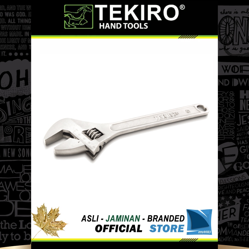 Kunci Inggris ukuran 15&quot; inch ~ 24&quot; inch / Adjustable Wrench Spanner Chrome TEKIRO