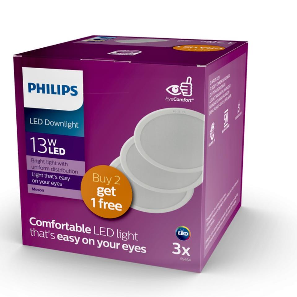 12.12 Flash Sale PHILIPS Led Downlight Multipack Paket Meson 13 Watt 59464 (13 W 13W 13Watt) ??