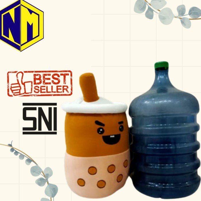 ✨ BISA COD ✨ Boneka boba bts bt21 jumbo viral termurah Boneka Boba Milk Tea - Cokelat