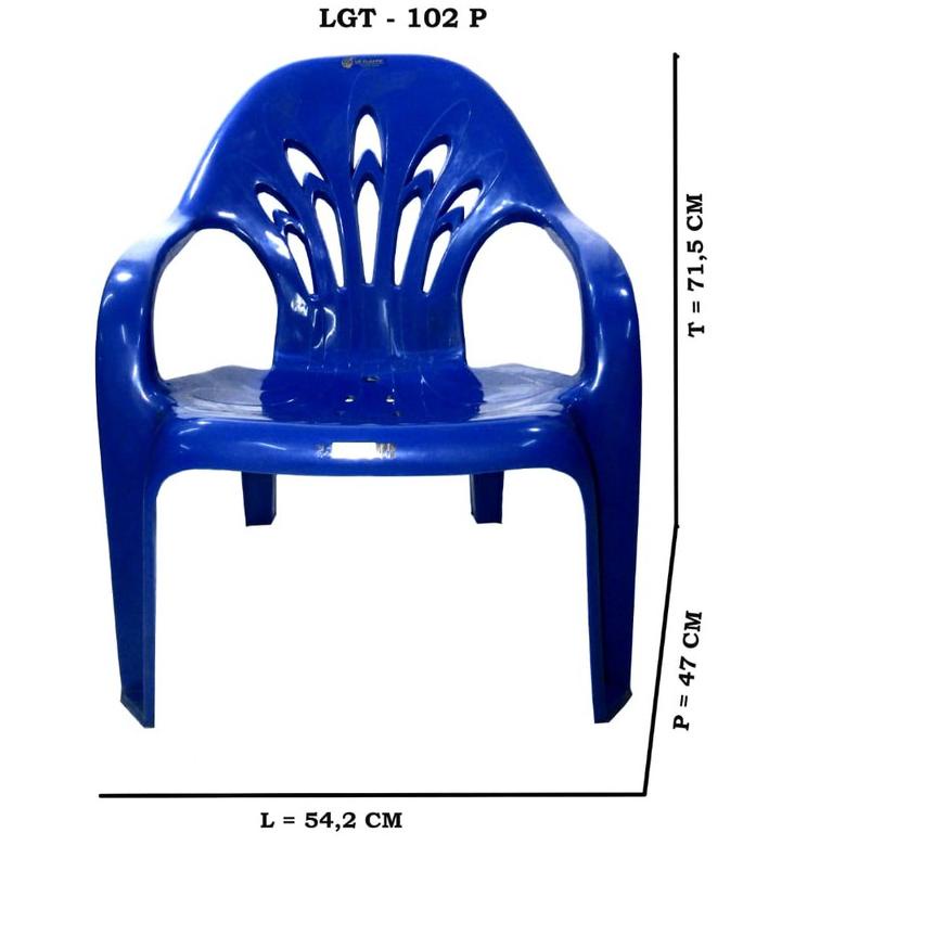 ☊ kursi  plastik kursi sandar / kursi santai plastik murah ➪