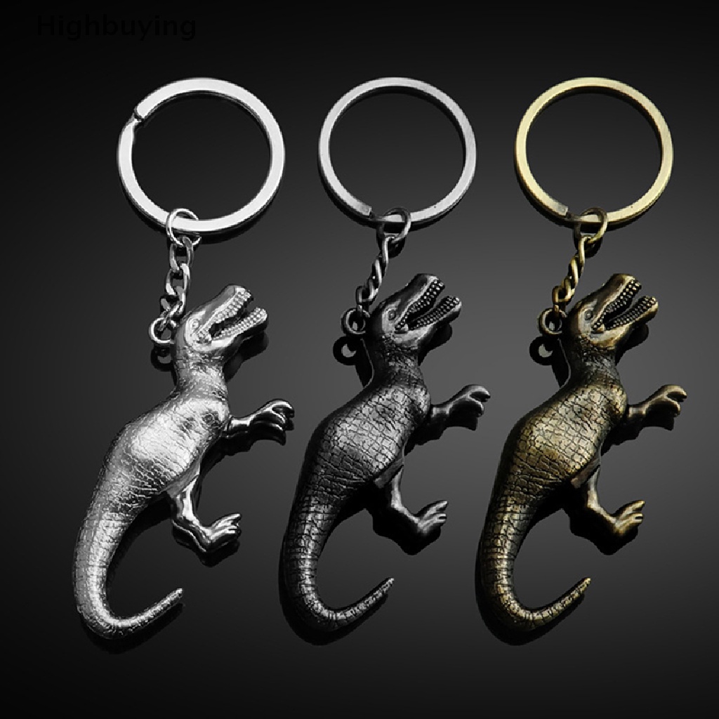 Hbid Gantungan Kunci Dinosaurus Logam Fashion Key Ring Vintage Tas Dompet Liontin Dinosaur Keyring Gantungan Kunci Mobil Auto Keychain Glory