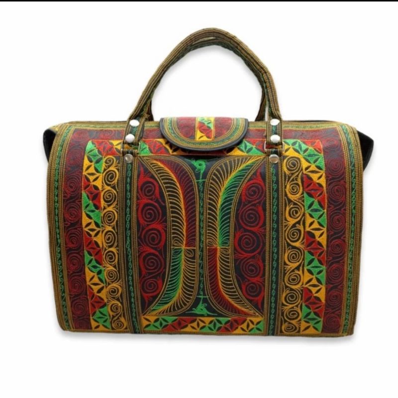 Tas Koper Jumbo Bordiran Motif Khas Aceh || Travel Bag Khas Aceh