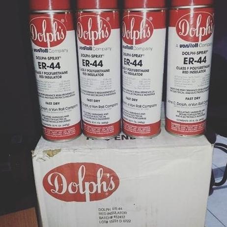 

RED INSULATING VARNISH DOLPH-SPRAY ER-44