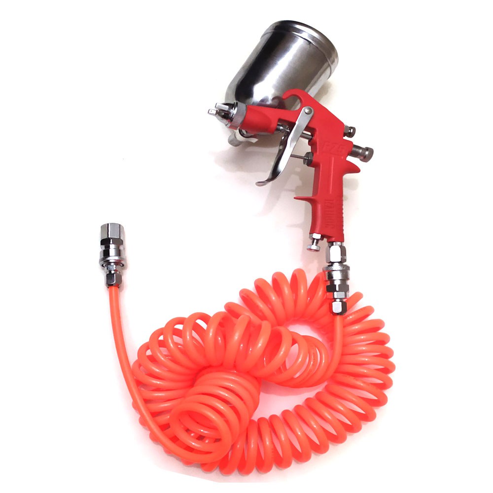 Spray Gun F75G Spet Cat Semprot Plus Selang Recoil Hose 6 Meter