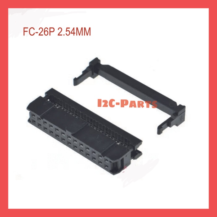 FC-26P Socket FC3-26P Soket ISP 26 Pin Konektor IDC 2x13 26P Female