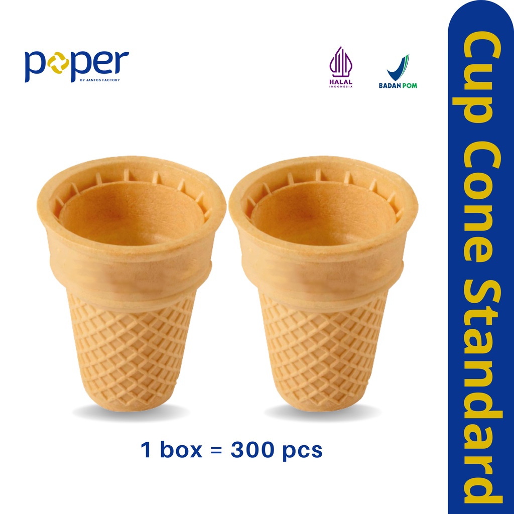 

Cup Cone Standard Vanilla Original | Contong Cup Es Krim Rasa Vanilla Rasa Original | Cone By Poper