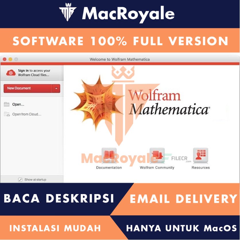 [MacOS] Wolfram Mathematica Full Version Lifetime Full Garansi - Platform komputasi canggih untuk analisis data dan pemodelan