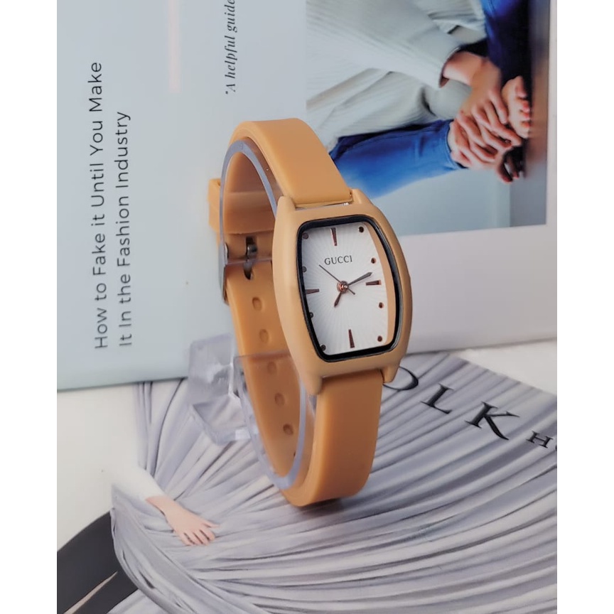 BAJ Jam Tangan Quartz Strap PU Analog Casual Gaya Retro Wanita &amp; Pria Ulzzang Watch Korean Fashion RM075