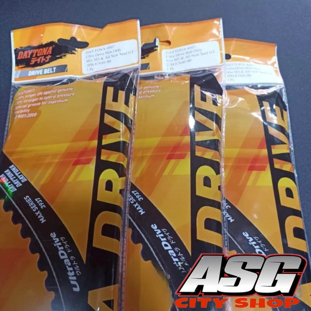 Van Belt Vbelt Racing Daytona Ultradrive 4007 Vanbelt Motor Mio M3/Xride 125/Soul GT 125/Fino 125 2PH