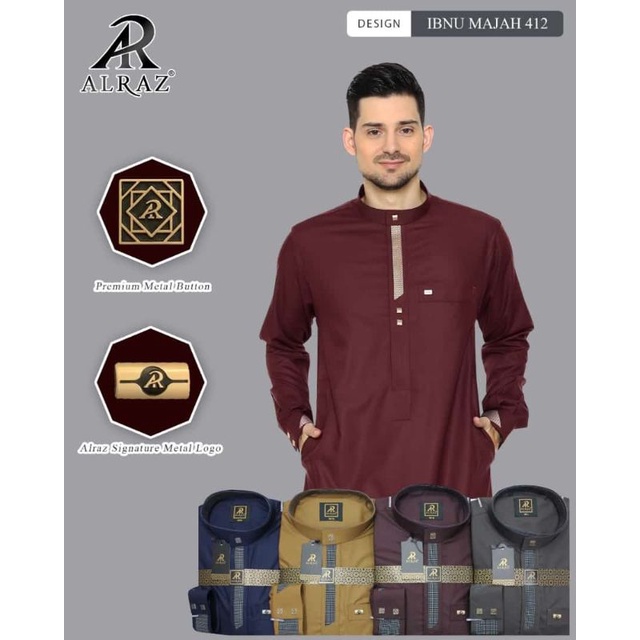 JUBAH ALRAZ DEWASA | JUBAH SAUDI | GAMIS PRIA