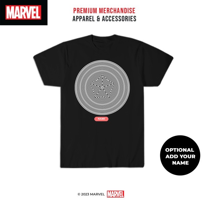 Marvel Tshirt Dewasa Marvel Capatain America Icon MAV1111