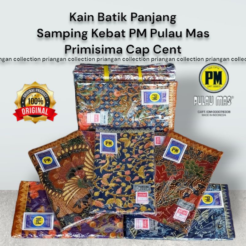 Kain Panjang Batik Samping Kebat PM Pulau Mas Original