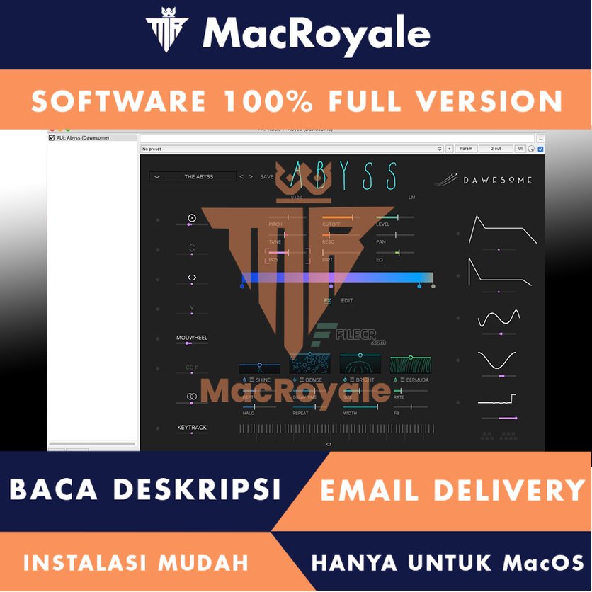 [MacOS] Tracktion Dawesome Abyss Full Version Lifetime Full Garansi