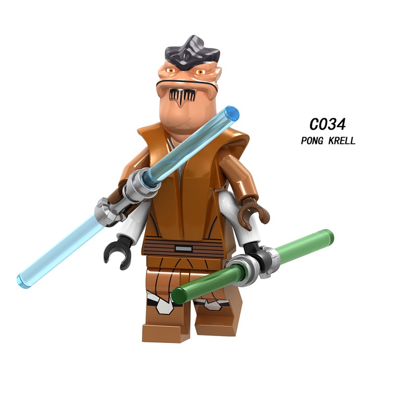 Star Wars Minifigures General Grievous Pong Krell Hera Syndulla Jedi Master Mini Angka Mainan Hadiah Ulang Tahun