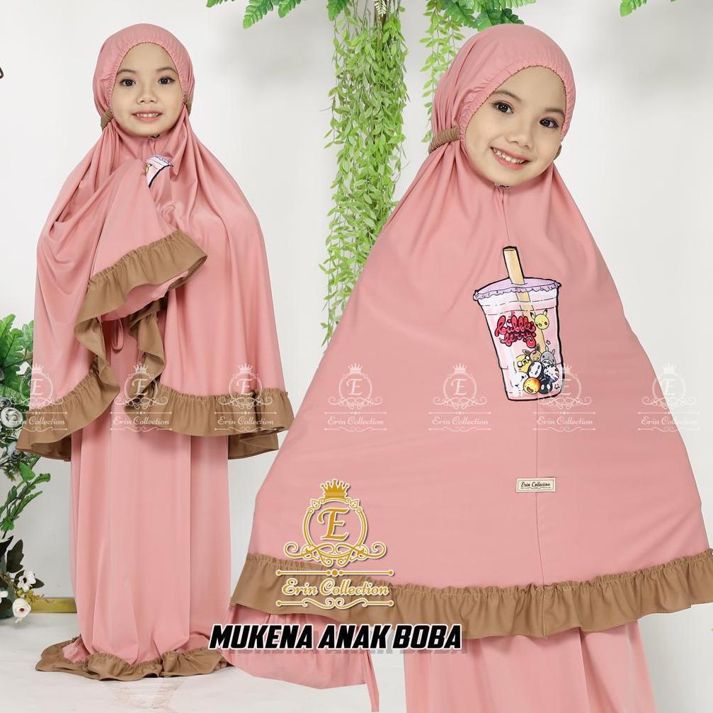 Diskon Cuci Gudang [Free Gold] MUKENA ANAK KARAKTER BOBA / MUKENA ANAK BOBA