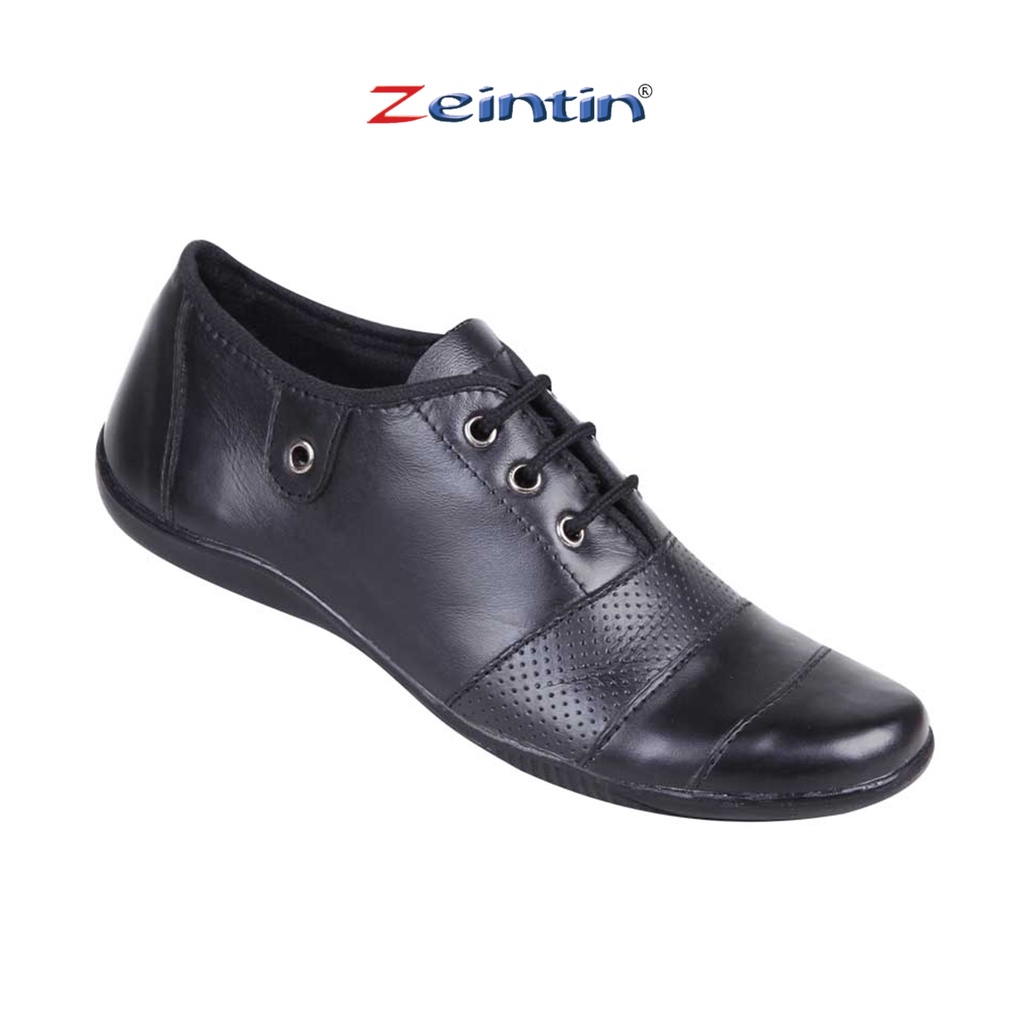 Zeintin - Sepatu Wanita Tali Bahan Kulit Sapi Asli Sepatu Pantofel Wanita Bahan Kulit Original Zeintin ZO