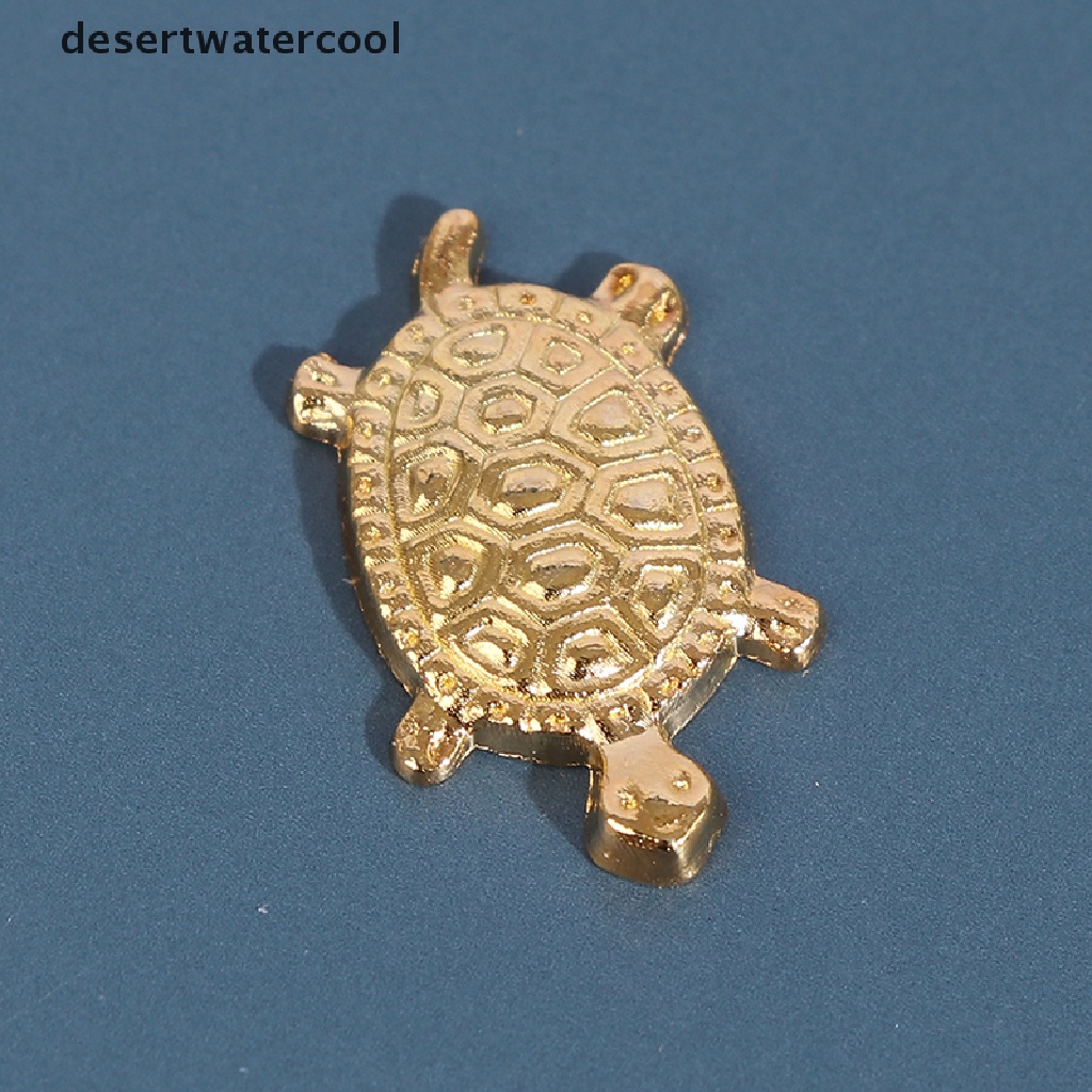 Deid 10Pcs FengShui Golden Money Turtle Kura Keberuntungan Jepang Untuk Kekayaan Fortune Martijn