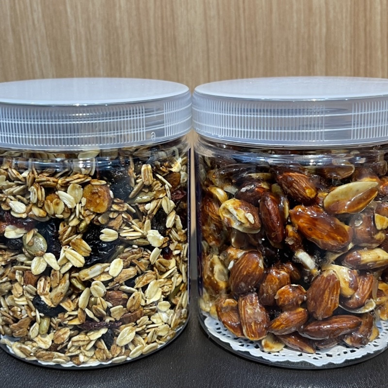 

✨NEW✨ -Paket Sweet Granola Crunchy Honey dan Almond Honey Roasted ( Toples )- 1.1.23