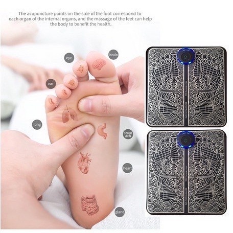 EMS FOOT MASSAGER ALAT PIJAT TERAPI AKUPUNTUR KAKI ELEKTRIK