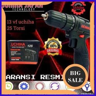last stok Mesin Bor Baterai Cordless 13vf 25torsi Uchiha Tembok Besi Kayu japan technology