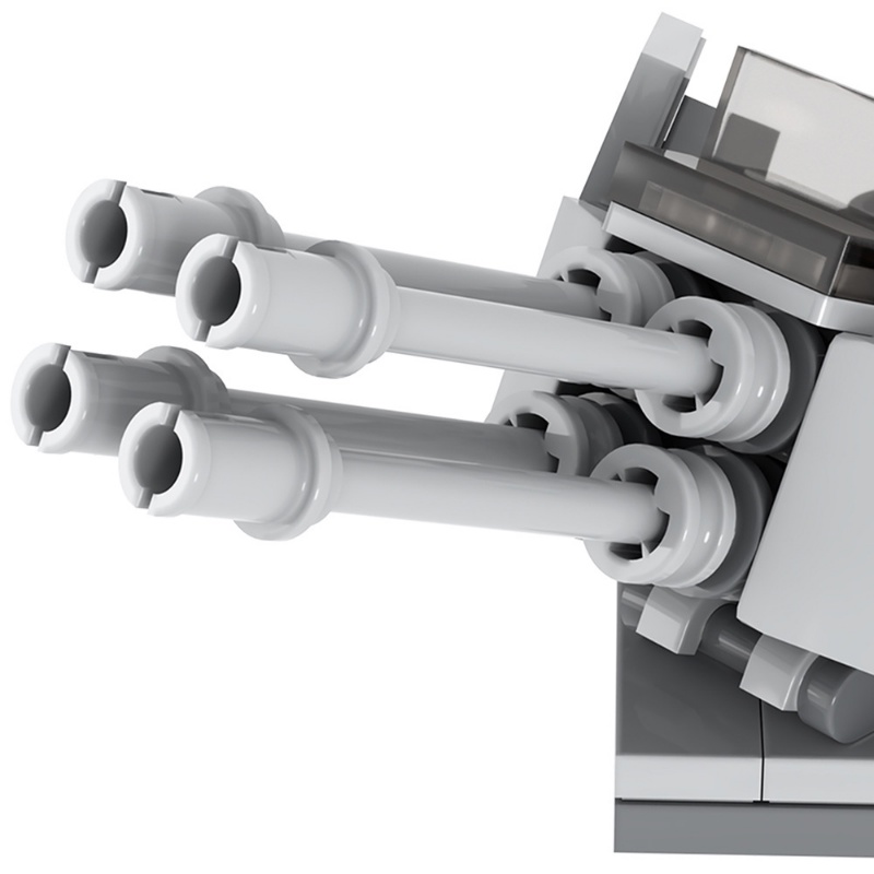 Moc Seri Kreatif MOC2060 Star Wars Pistol Anti Air Pendidikan Majelis Blok Bangunan Mainan Hadiah Ulang Tahun