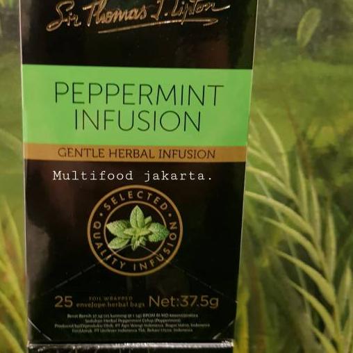 

✥ Lipton peppermint infusion tea ➺