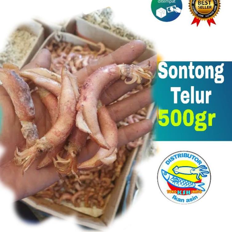 

♢ ikan asin sontong telur-500gram ♪