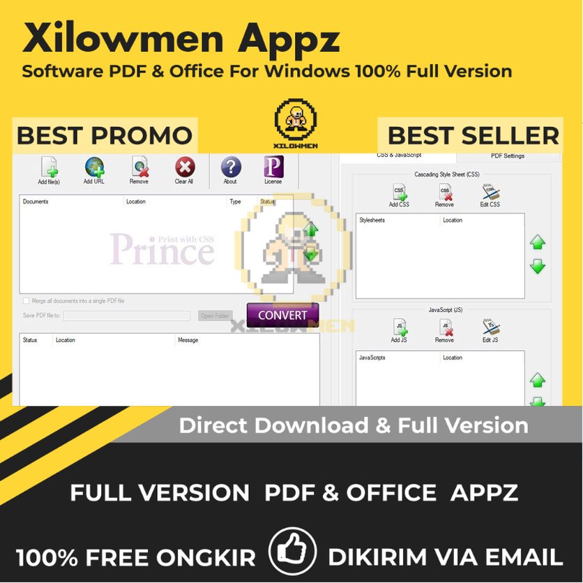 [Full Version]  YesLogic Prince 15.1 Pro PDF Office Lifetime Win OS