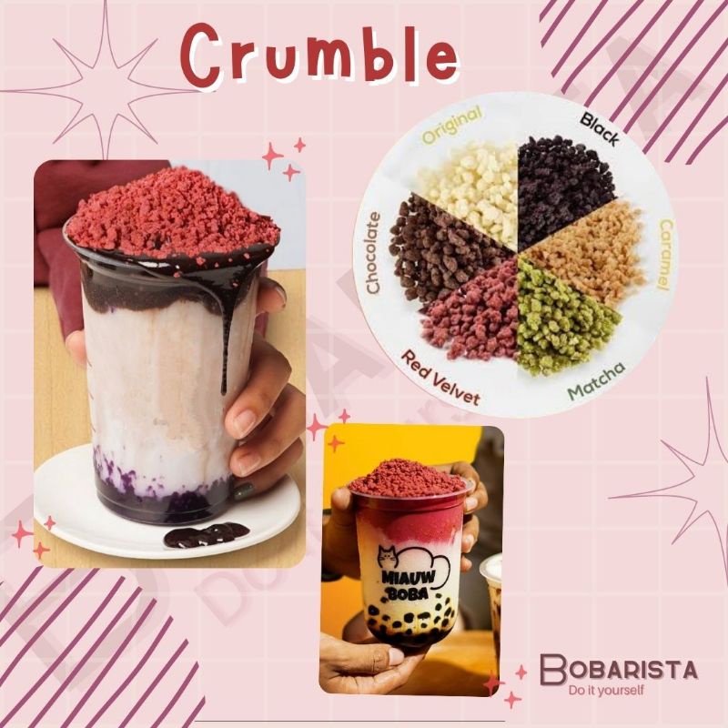 

Bobarista Topping Crumble Lakraive Aneka Rasa 1kg
