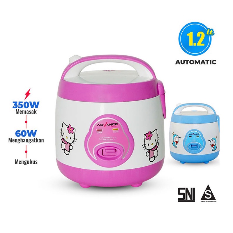 【Garansi 1 Tahun】Advance 350W Rice Cooker  Magic Jar  Magic Com  Penanak Nasi  Garansi Resmi  1.2 Liter