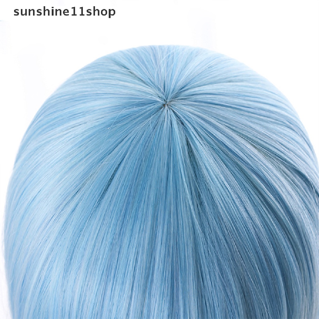 Sho Saat Itu Aku Berelinisasi Jadi Slime Cosplay Wig Rimuru Tempest Wig Biru N