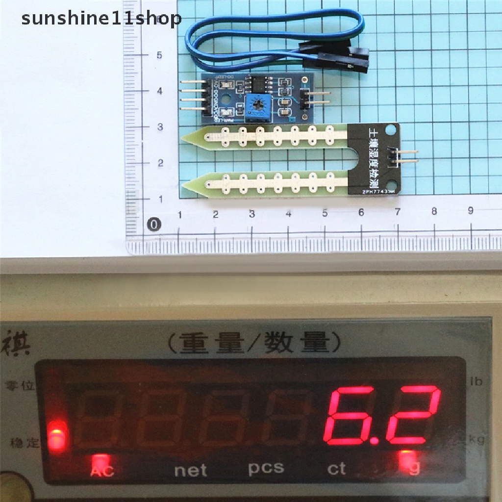 Sho Modul Sensor Kelembaban Tanah Kapasitif/Soil Humidity Digital Display Relay Control Module Penyiraman Otomatis Untuk Arduino N