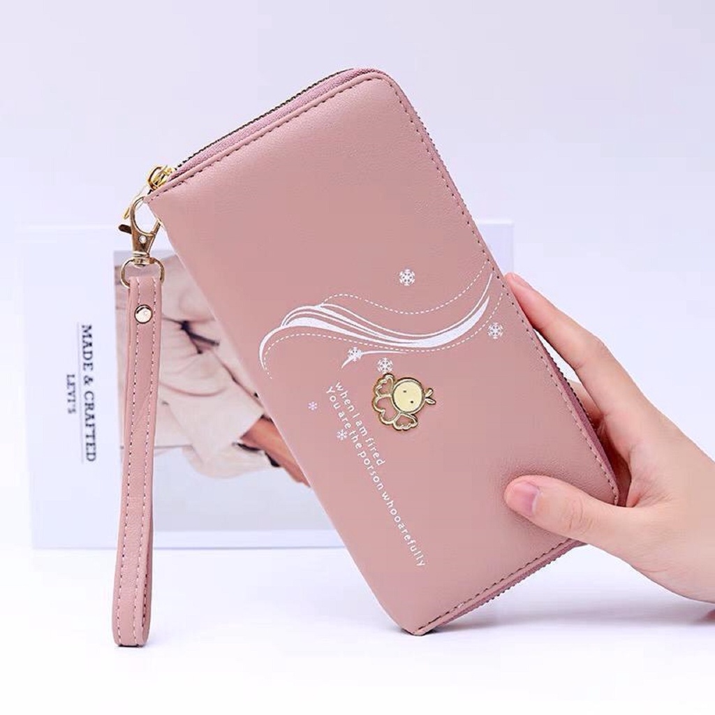 DOMPET KEISHA - Dompet Wanita Mormon Dompet Panjang Koin Kartu