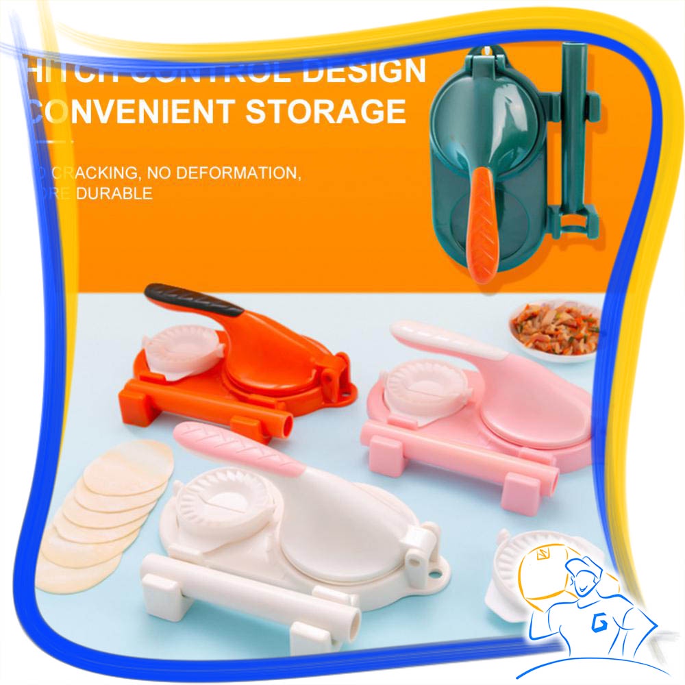 Alat Press Kulit Pangsit Dimsum Manual 3in1 set Cetakan Adonan Mantao Kue Serbaguna