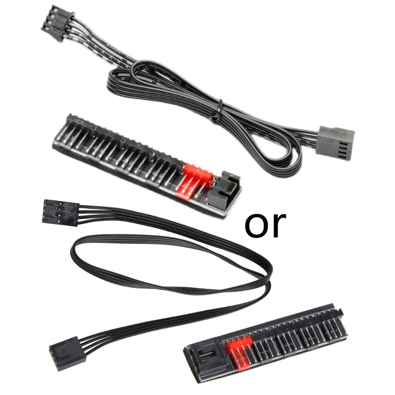 Btsg 4-pin PWM Fan Hub Komputer CPU Cooler PC Chasis Pendingin Kipas Speed Splitter