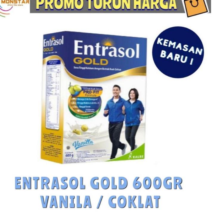 

♩ Susu Entrasol Gold 600gr Coklat vanila ♢