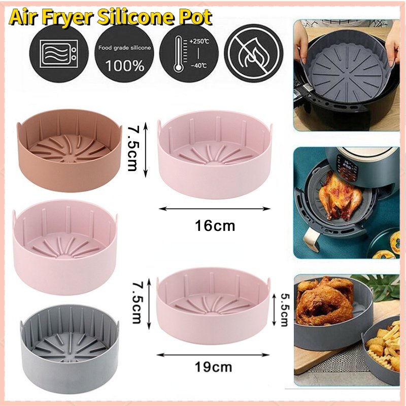 【COD】Air Fryer Silicone Basket Pot/ Air Fryer Accessories/  Air Fryer Basket / Loyang Air Fryer Silicon