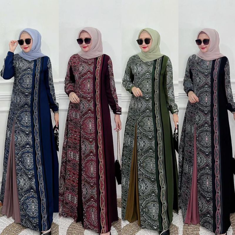 Zahra Ethnic Dress Matt Madame sexy original Zahra bisa cod