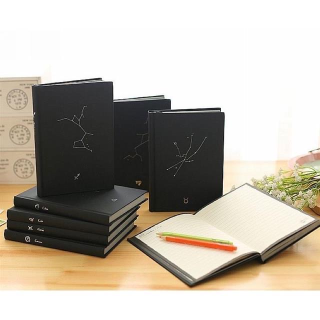 

bib Notebook Diary A5 Hard Cover Zodiac Catatan A5 Garis Buku Tulis - 8579