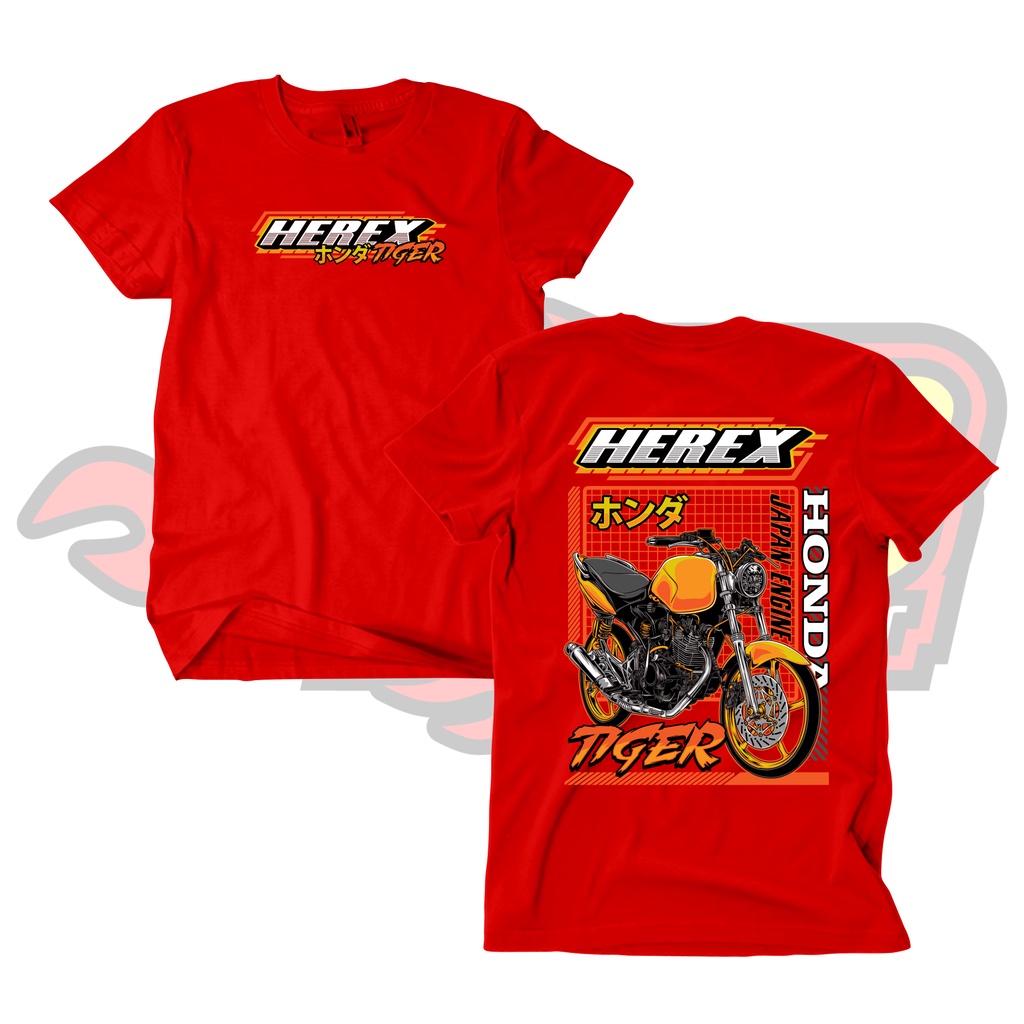 Kaos Racing Distro Tiger Herex Oren Katun Combed