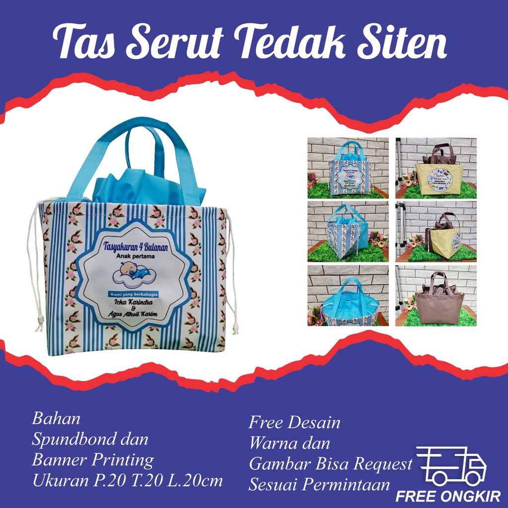 

TAS TASYAKURAN MUAT BOX NASI / TAS AQIQAH