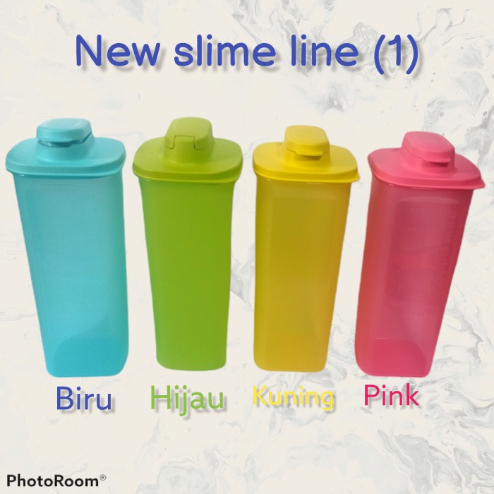 (PROMO) botol tempat air minum tupperware slimeline 2 Liter 2L - pink