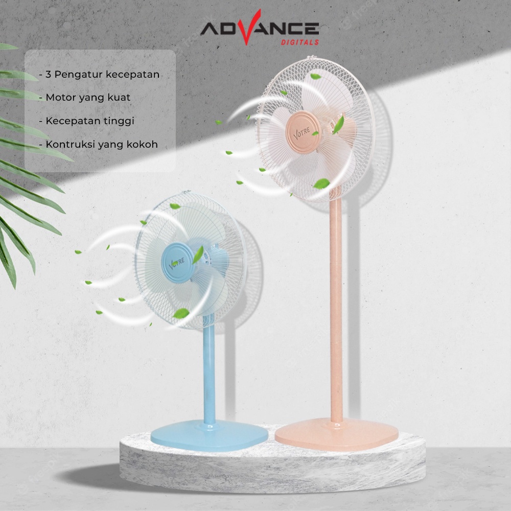 [Garansi 1 tahun]Advance Kipas Angin Berdiri Stand Fan VT1605 Votre 16&quot; inch