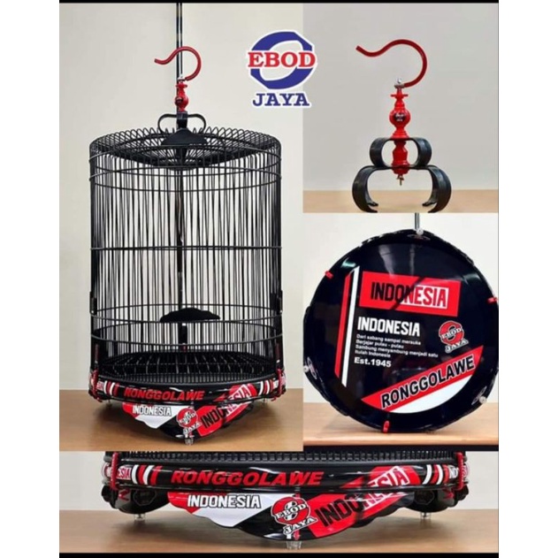 KANDANG SANGKAR MURAI EBOD DECAL RONGGOLAWE