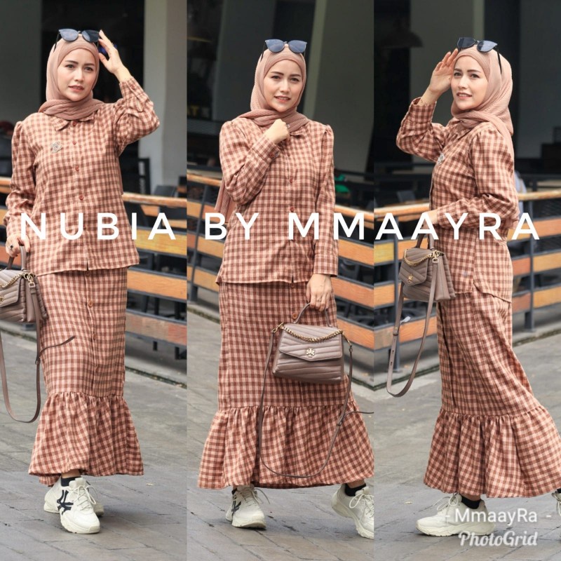 NUBIA 2 by MMAAYRA (Setelan rok blus, Setelan kasual rok dan blus, Setelan kasual rok, Setelan blus,