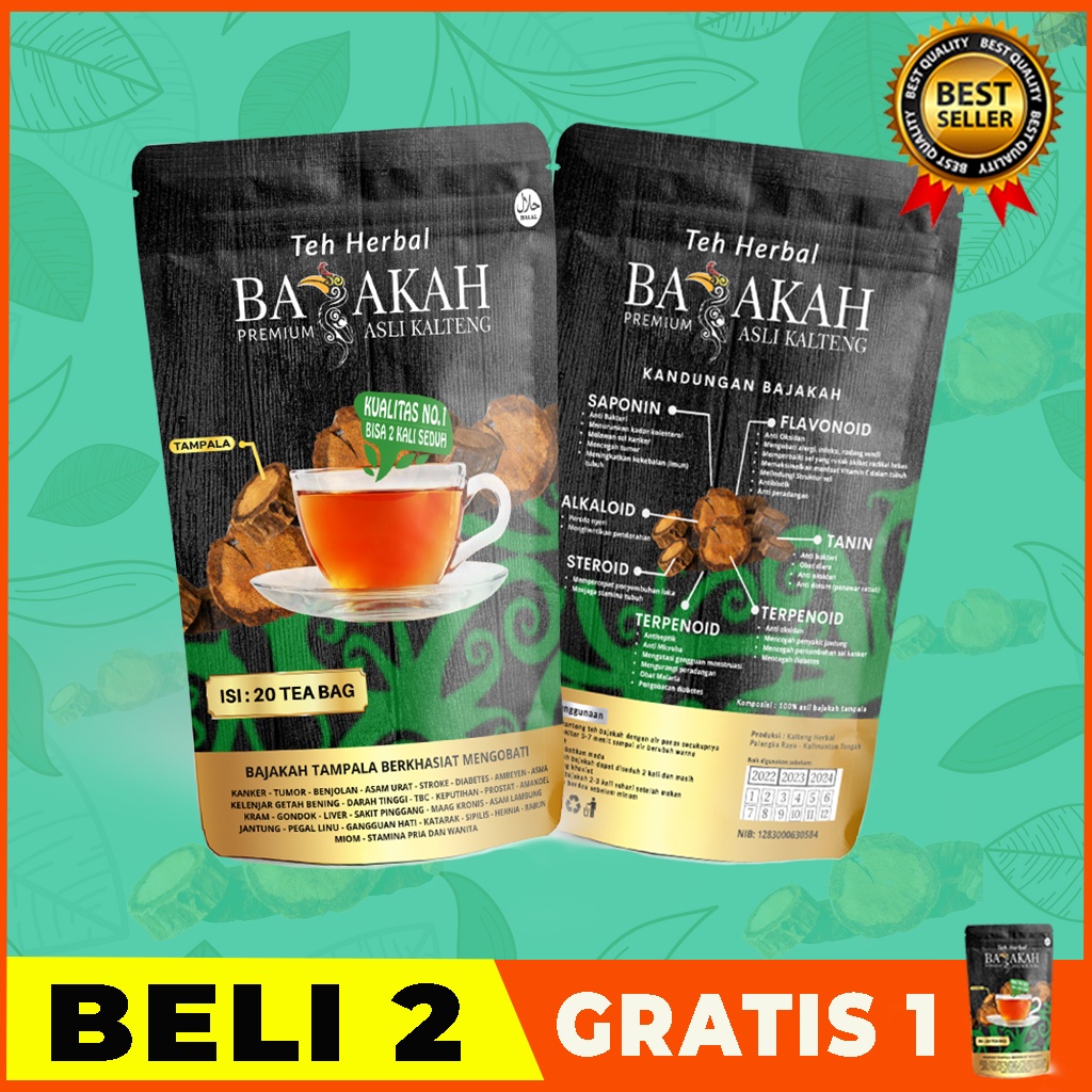 

TEH BAJAKAH KUALITAS PREMIUM (BELI 2 BONUS 1, EMAS, ATAU MADU BAJAKAH)