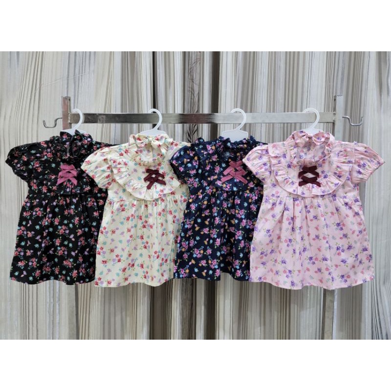 Baju anak perempuan Dress flower baby girl