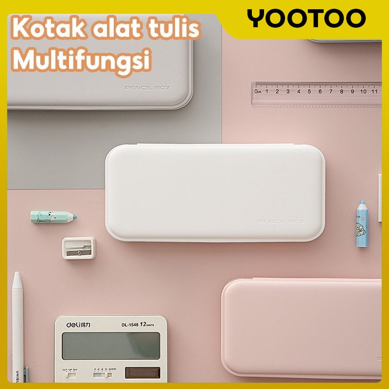 

YooToo Kotak Alat Tulis Portabel / Penyimpanan Tas Pena/Kotak Pensil Multifungsi/ Kotak Pena/Stationary box